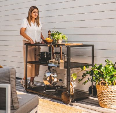 Muurikka Grillvagn WG Svart 135cm