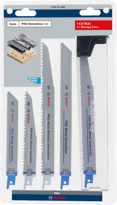 Bosch PRO Demolition Tigersågblad Sats 6 delar
