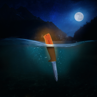 Bahco 1446-FLOAT Räddningskniv Flytande m. Hölster