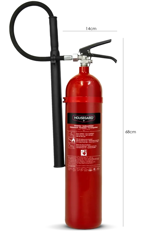 Housegard K5TGX Koldioxidsläckare Röd 5kg