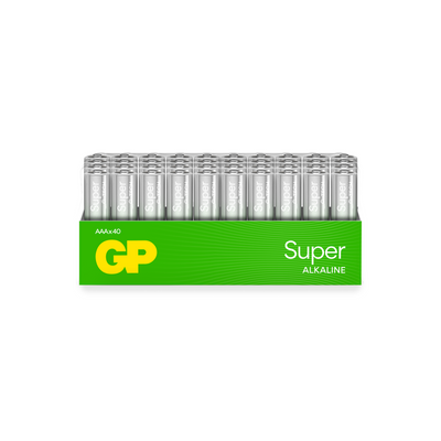 GP Super Alkaline G-TECH AAA-batteri 40-pack