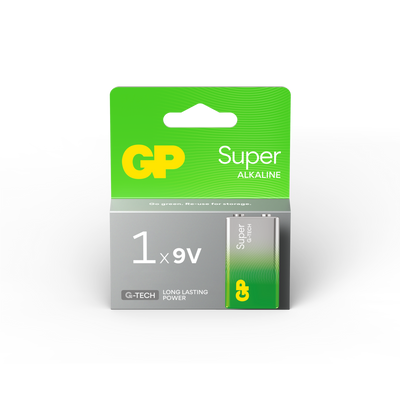 GP Super Alkaline 9V-batteri 1-pack