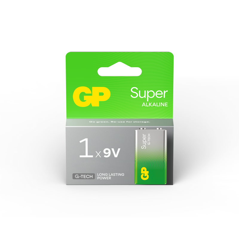 GP Super Alkaline 9V-batteri 1-pack