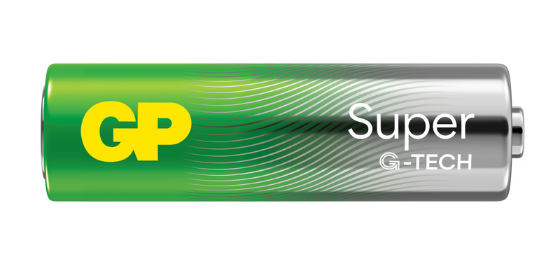 GP Batteries Super Alkaline AA-Batteri G-TECH 4-pack