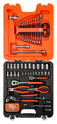 Bahco S81MIX Hylsnyckelsats 1/4" & 1/2" 81 delar