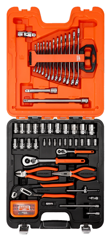 Bahco S81MIX Hylsnyckelsats 1/4" & 1/2" 81 delar