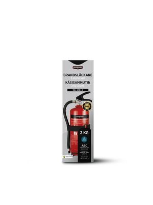 Housegard 2 kg Pulversläckare Röd PE2TGH