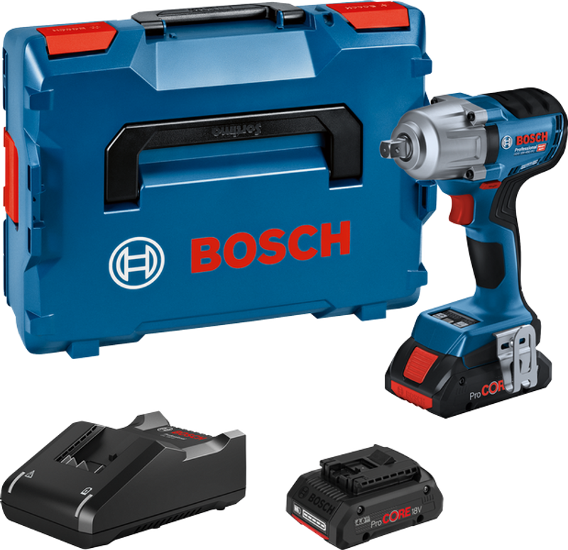 Bosch GDS 18V-450 PC Mutterdragare 18V (2x4,0Ah)