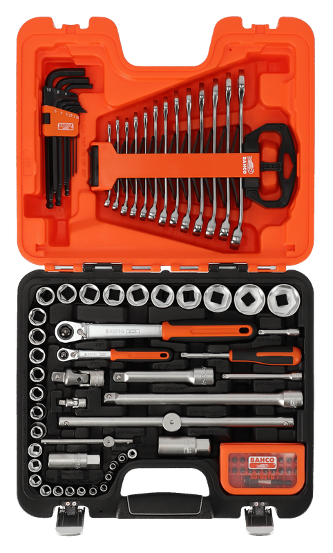 Bahco S95 Hylsnyckelsats 1/4" & 1/2" 95 delar