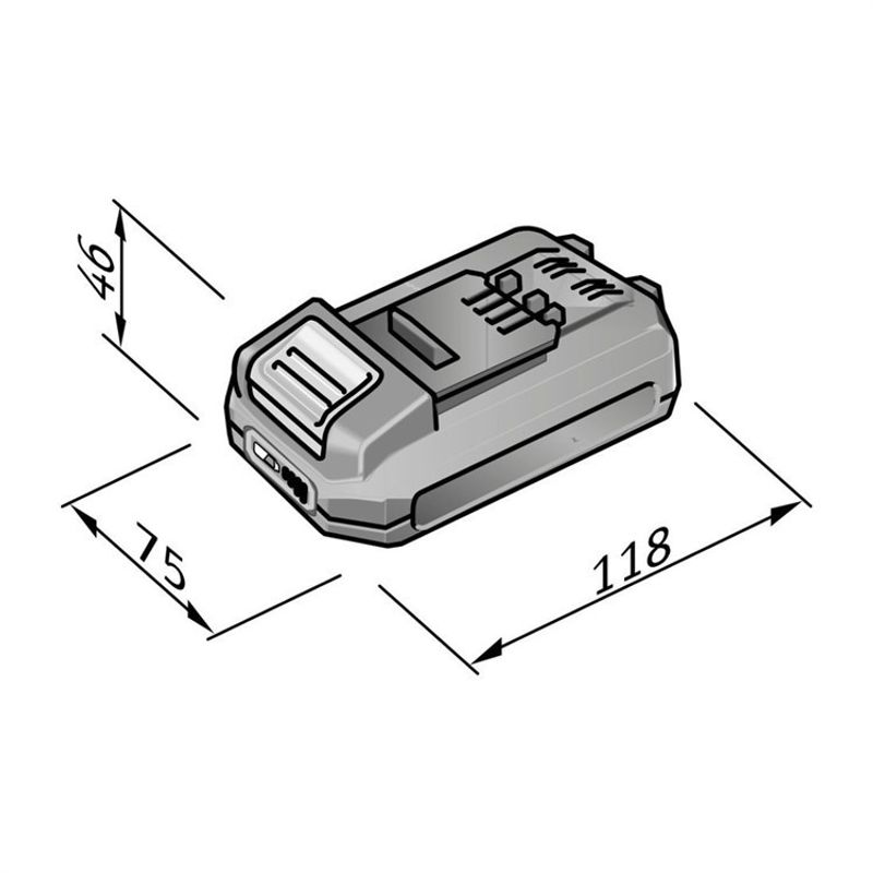 FLEX AP18.0/2.5 Batteri 18V (2,5Ah)