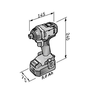 FLEX ID1/4" 18.0-EC C Slagskruvdragare 18V