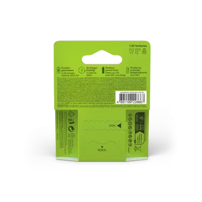 GP Recharge AAA-batteri 800mAh 4-pack