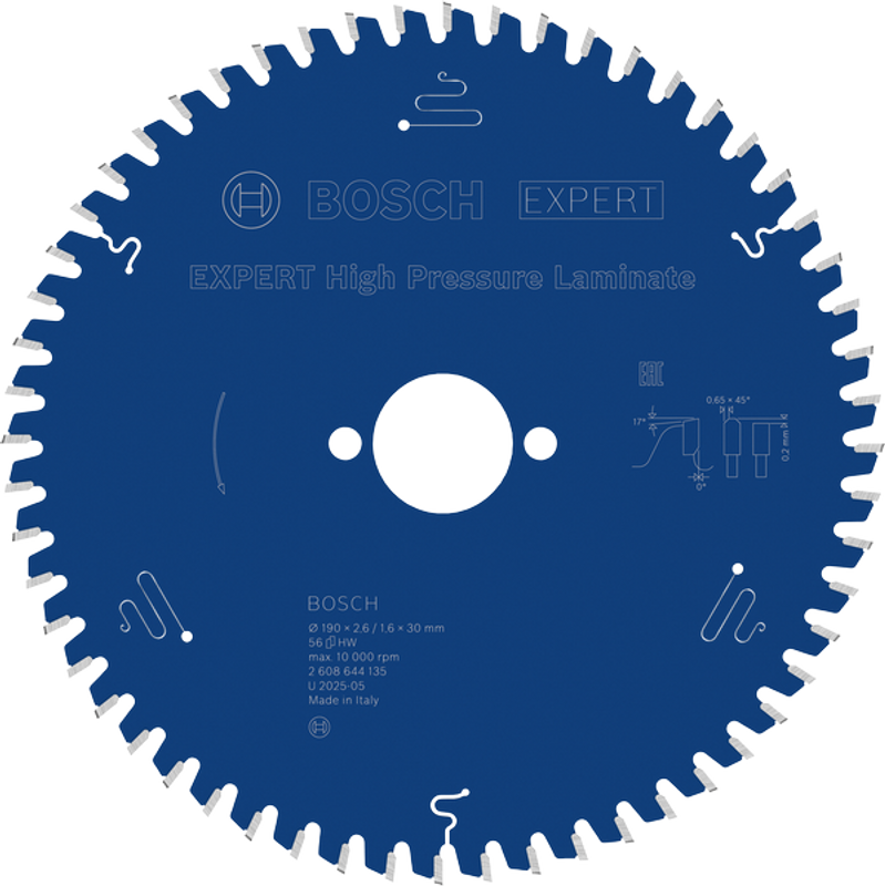Bosch EXPERT High Pressure Laminate Cirkelsågklinga 190x2,6/1,6x30mm 56T