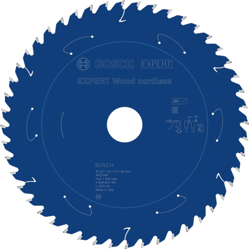 Bosch EXPERT Wood Sågklinga 210x2/1,4x30mm 48T