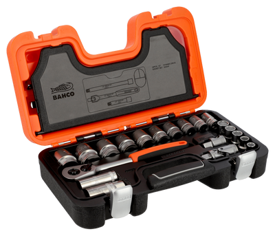 Bahco S240AF Hylsnyckelsats 1/2" Tum 24 delar