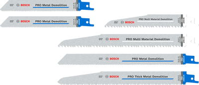 Bosch PRO Demolition Tigersågblad Sats 6 delar