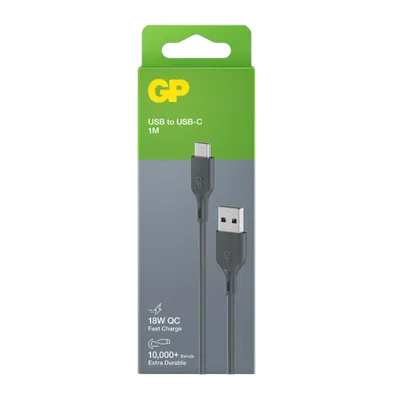 GP Laddkabel USB-A till USB-C 1m 18W
