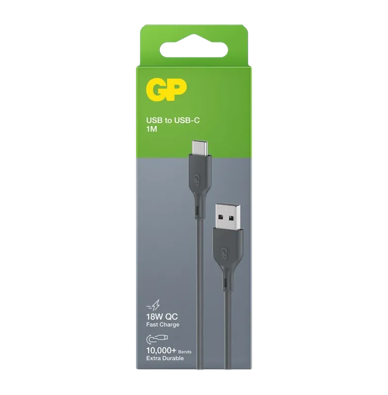 GP Laddkabel USB-A till USB-C 1m 18W