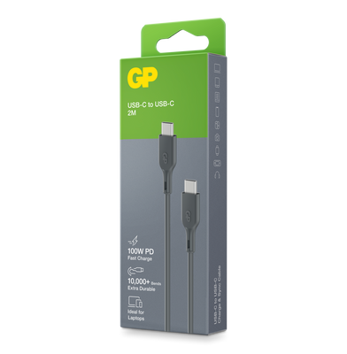 GP Laddkabel USB-C till USB-C 2m 100W
