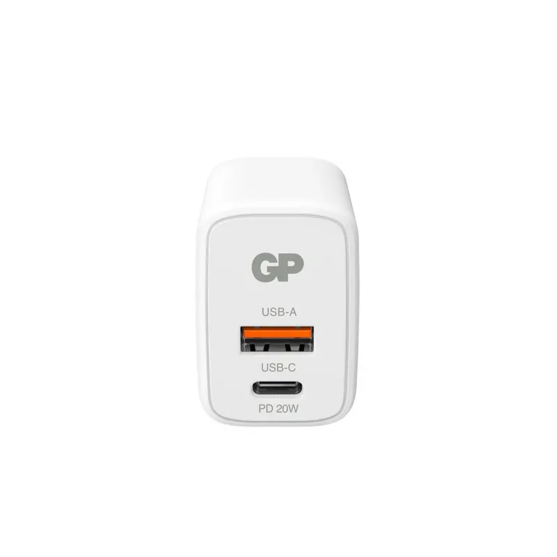 GP Väggladdare USB-C + USB-A 20W