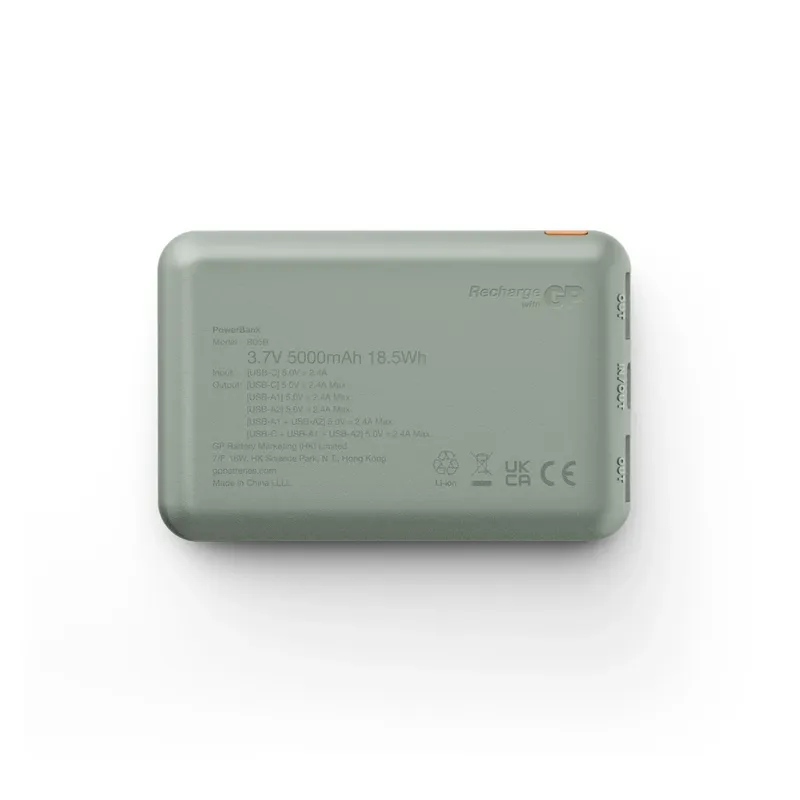GP Powerbank Plus 5000mAh Grey