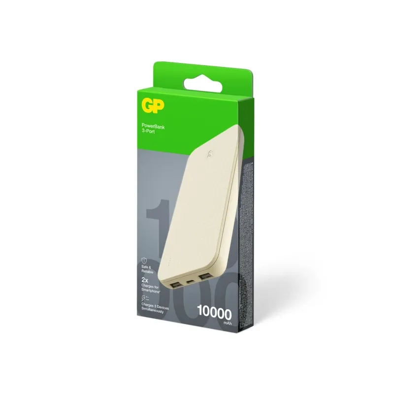 GP Powerbank Plus 10000mAh Cream