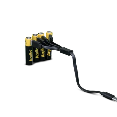 Aqiila Uppladdningsbart USB-C Lithium Batteri AA 1,5V 4-pack