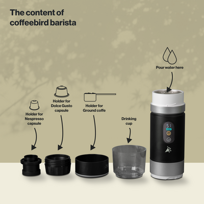 Aqiila Coffeebird Barista Espressomaskin