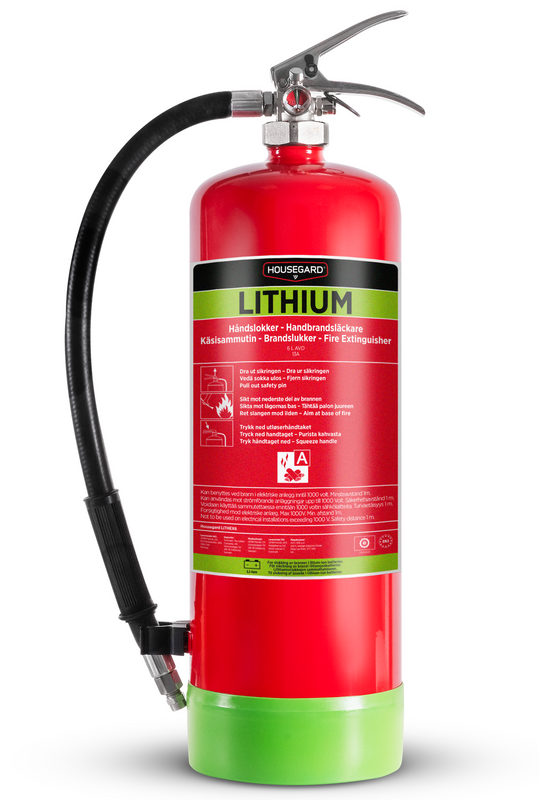 Housegard LITHEX6 AVD Brandsläckare 6L 13A