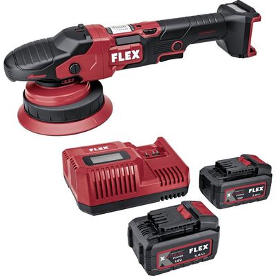 FLEX XFE15 Polermaskin 18V (2x5,0Ah)