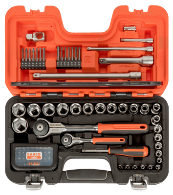 Bahco SW79 Hylsnyckelsats 1/4" & 1/2" 79 delar