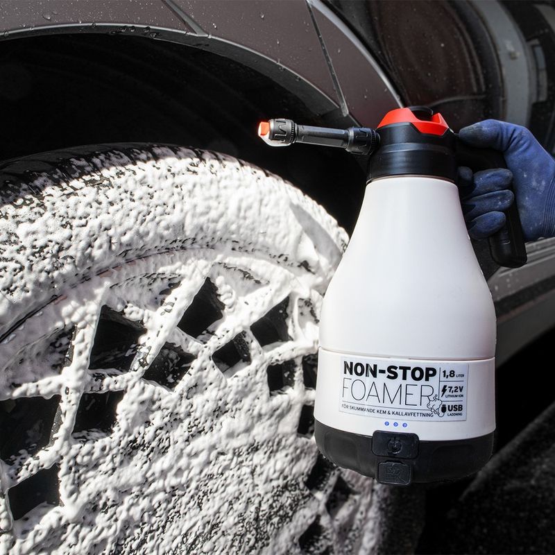 Tryckspruta För Kallavfettning Batteri Non-Stop Foamer 1,8L