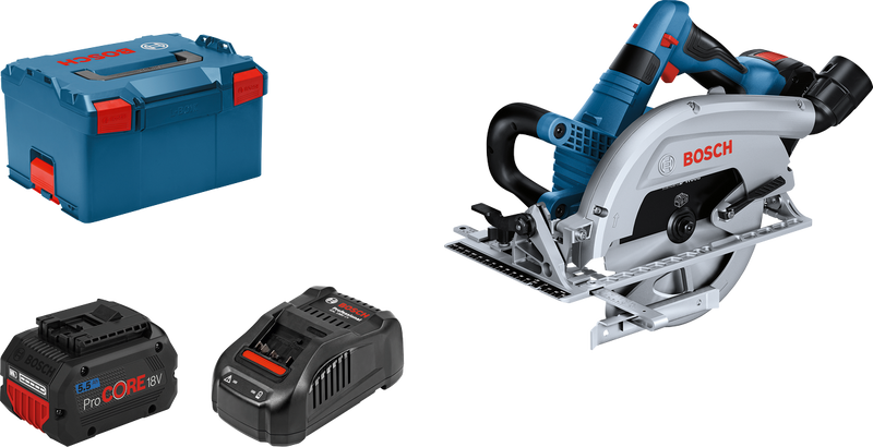 Bosch GKS 18V-70 L Cirkelsåg 190mm 18V (2x5,5Ah)