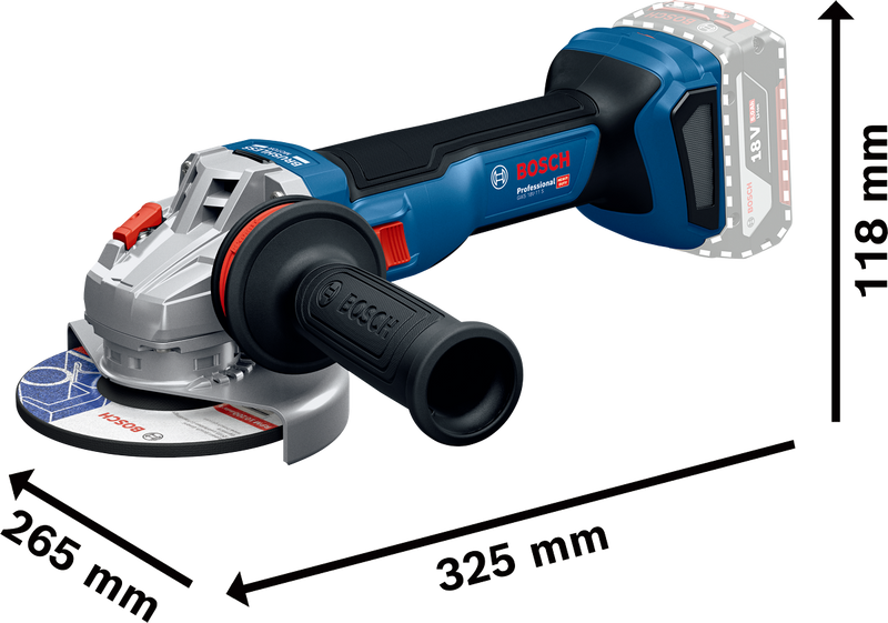 Bosch (GSR/GWS/GBH) Verktygspaket 18V (1x5,0Ah 1x5,5Ah)