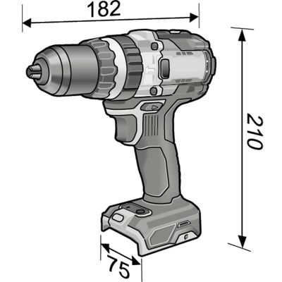 FLEX PD2G 18.0-EC HD C Slagborrmaskin 18V
