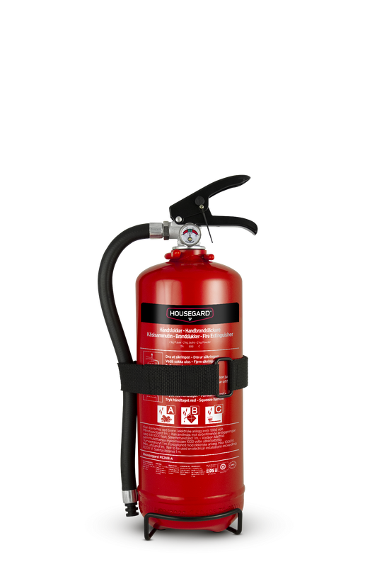 Housegard PE2HR-A Pulversläckare Röd 2 kg