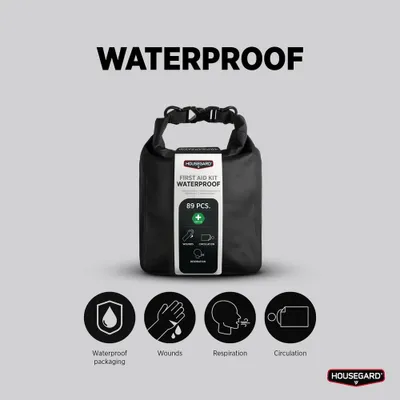 Housegard Första Hjälpen Väska Waterproof 89 delar