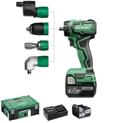 HiKOKI DS18DDQ Borrskruvdragare 18V (2x5,0Ah)