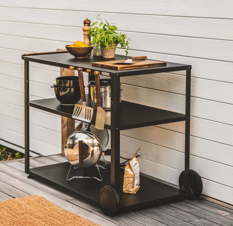 Muurikka Grillvagn WG Svart 135cm