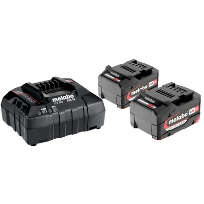 Metabo LiPOWER Laddpaket 18V (2x4,0Ah)