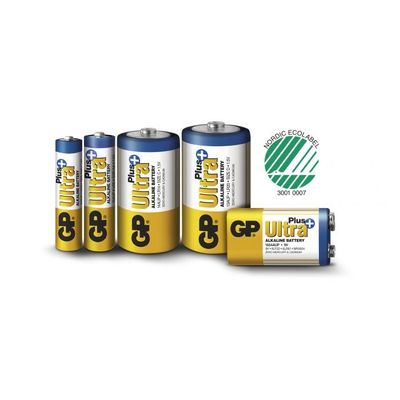 GP Batteries Ultra Plus Alkaline 9V-Batteri 1-pack