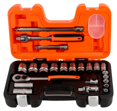 Bahco S240AF Hylsnyckelsats 1/2" Tum 24 delar