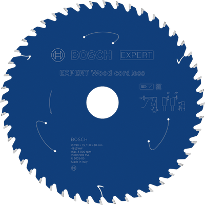 Bosch EXPERT Wood Cirkelsågklinga 190x1,5/1x30mm 48T