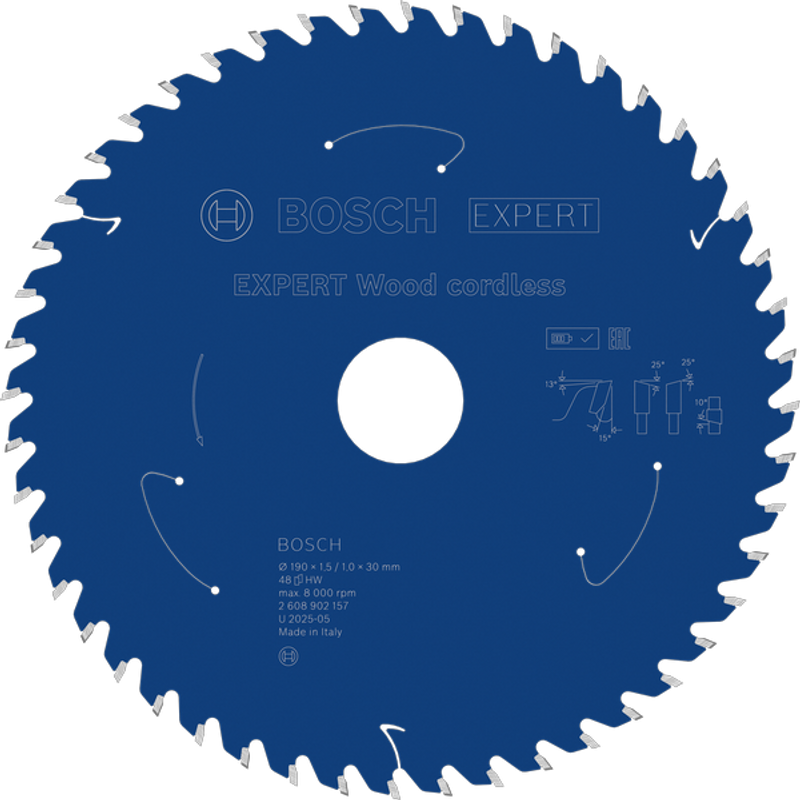 Bosch EXPERT Wood Cirkelsågklinga 190x1,5/1x30mm 48T