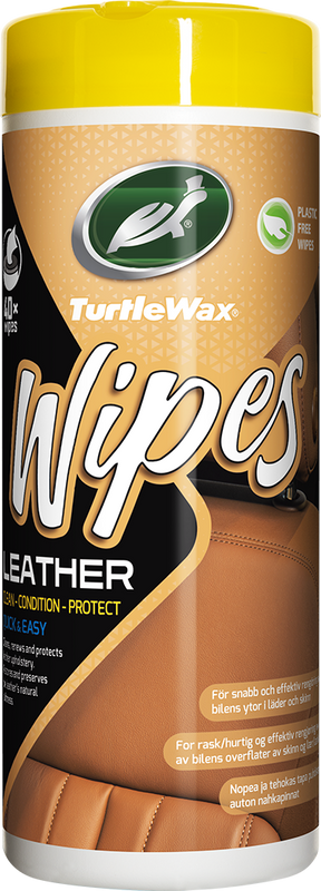 Turtle Wax Leather Wipes 32st Läderrengöring