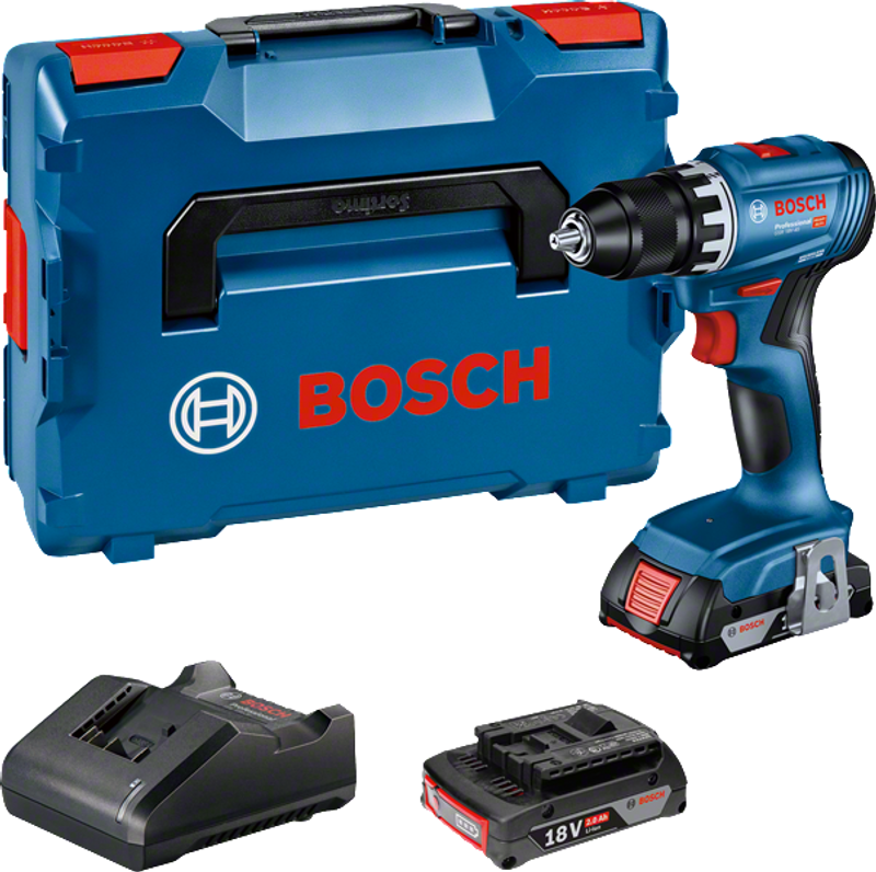 Bosch GSR 18V-45 Borrskruvdragare 18V (2x2,0Ah)