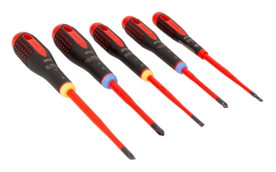 Bahco BE-9882SL Skruvmejselsats Ergo 5 delar 1000V