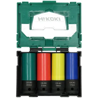 HiKOKI Krafthylsset 17-22mm Färgkodad