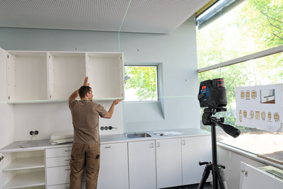 Bosch GCL 12V-50-22 CG Krysslaser m. Lodpunkter Grön 12V (1x2,0Ah)