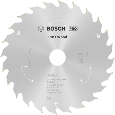 Bosch PRO Wood Cirkelsågklinga 140x1,5x20mm 24T